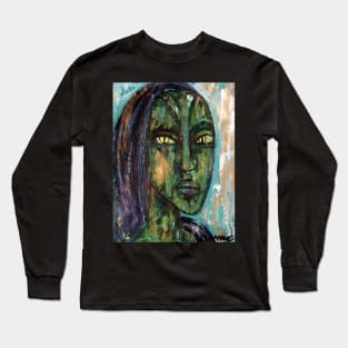 The reptilian visitor Long Sleeve T-Shirt